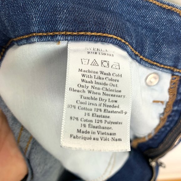EVERLANE The Authentic Stretch High-Rise Skinny Jean Sz 26R - Picture 12 of 13